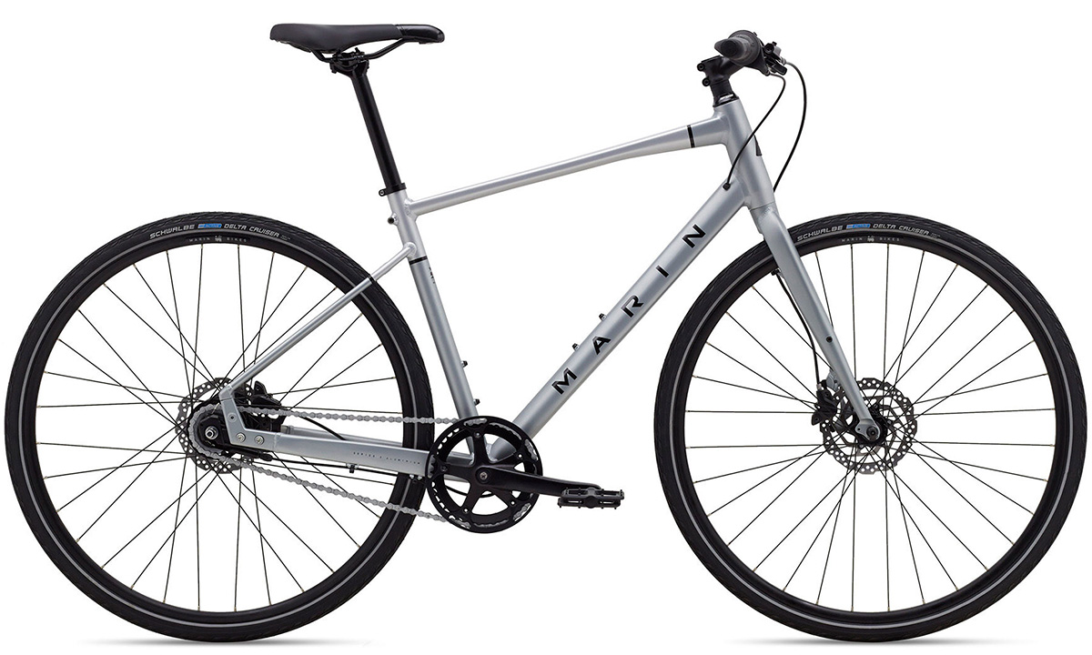Фотография Велосипед Marin PRESIDIO 2 28" размер XL 2020 серебристый
